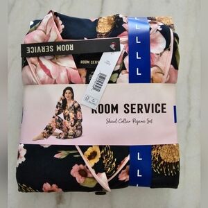 Room Service Shawl Collar Pajama Set